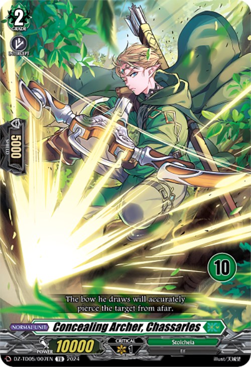 Image of Concealing Archer, Chassarles (10) (DZ-TD05/007EN) [Start Up Trial Deck: Stoicheia]
