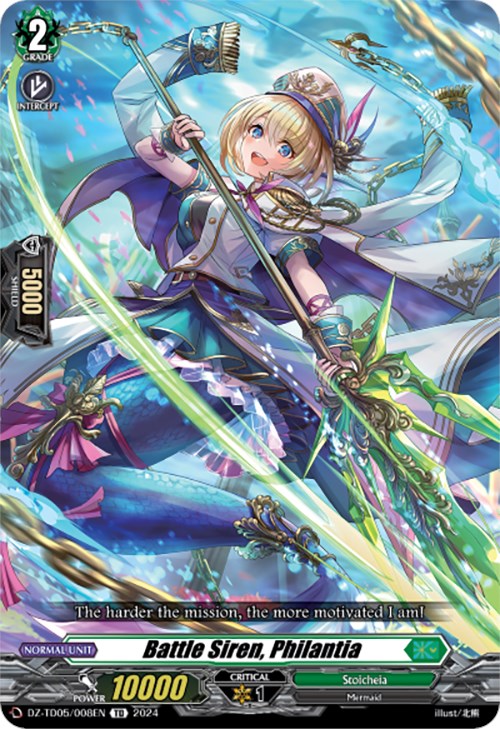 Image of Battle Siren, Philantia (DZ-TD05/008EN) [Start Up Trial Deck: Stoicheia]