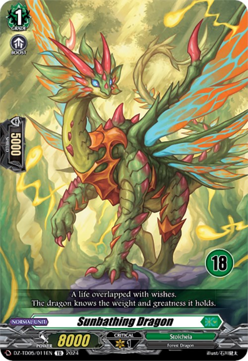 Image of Sunbathing Dragon (18) (DZ-TD05/011EN) [Start Up Trial Deck: Stoicheia]