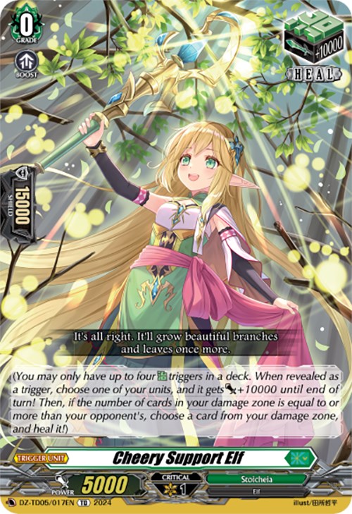 Image of Cheery Support Elf (DZ-TD05/017EN) [Start Up Trial Deck: Stoicheia]