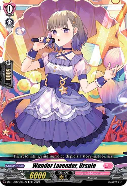Image of Wonder Lavender, Ursule (DZ-TD06/004EN) [Start Up Trial Deck: Lyrical Monasterio]