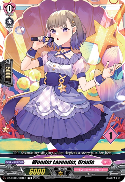 Image of Wonder Lavender, Ursule (1) (DZ-TD06/004EN) [Start Up Trial Deck: Lyrical Monasterio]
