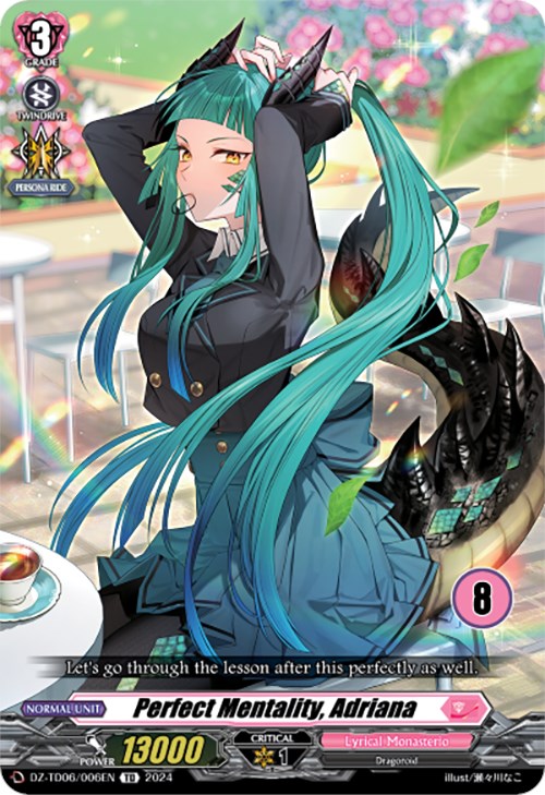 Image of Perfect Mentality, Adriana (8) (DZ-TD06/006EN) [Start Up Trial Deck: Lyrical Monasterio]