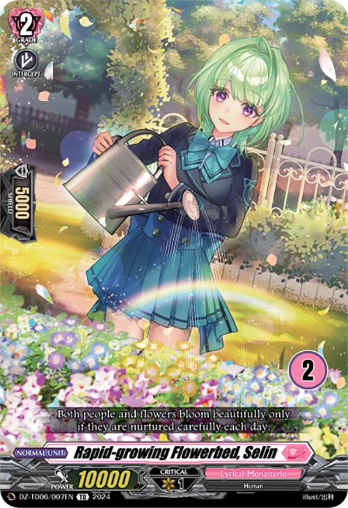 Image of Rapid-growing Flowerbed, Selin (2) (DZ-TD06/007EN) [Start Up Trial Deck: Lyrical Monasterio]