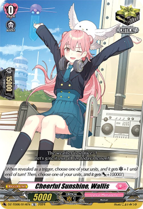 Image of Cheerful Sunshine, Wallis (DZ-TD06/014EN) [Start Up Trial Deck: Lyrical Monasterio]