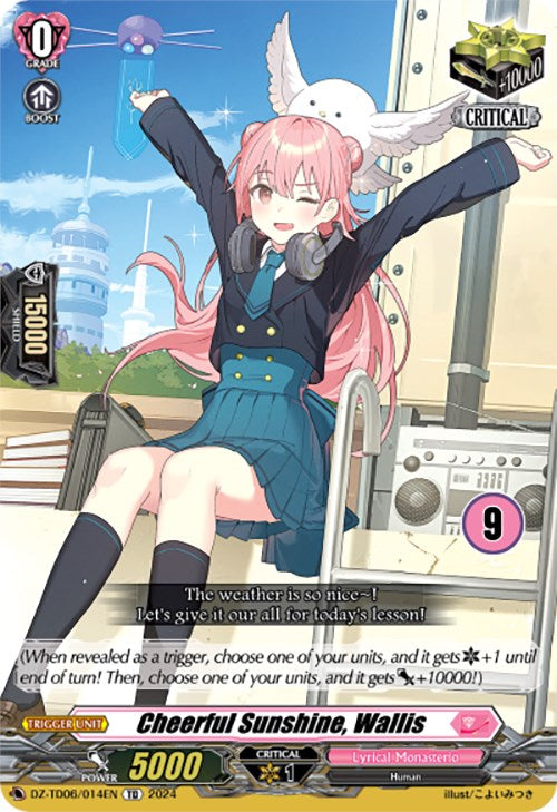 Image of Cheerful Sunshine, Wallis (9) (DZ-TD06/014EN) [Start Up Trial Deck: Lyrical Monasterio]