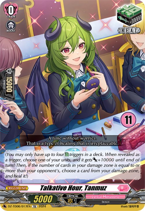 Image of Talkative Hour, Tanmuz (11) (DZ-TD06/017EN) [Start Up Trial Deck: Lyrical Monasterio]