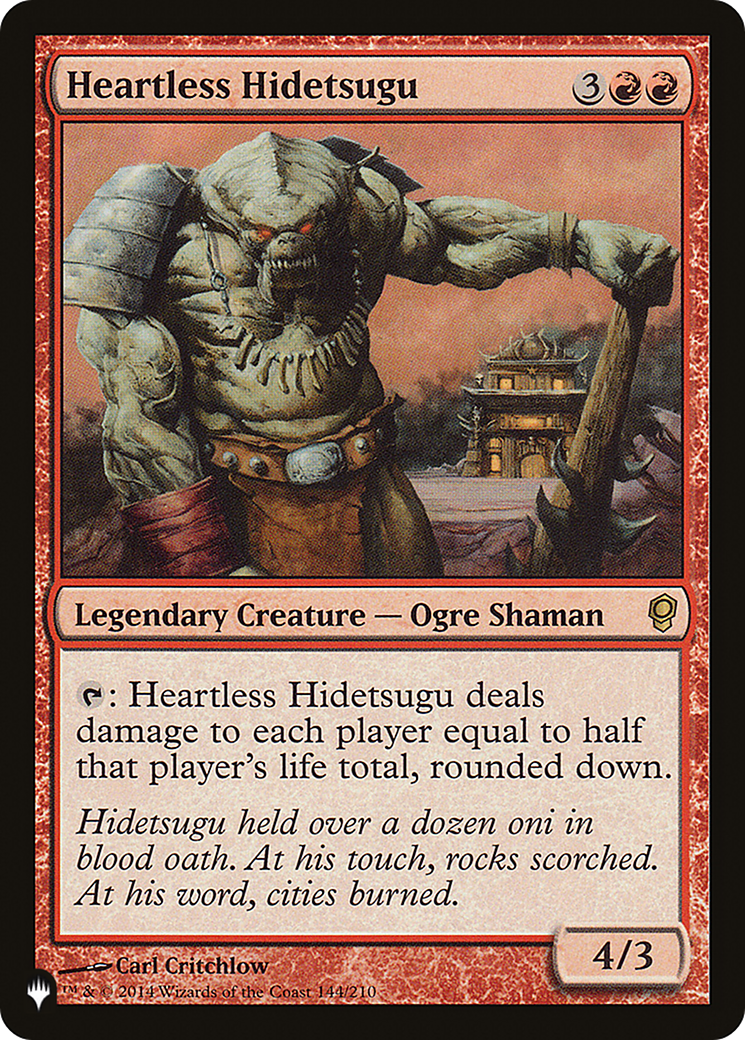 Image of Heartless Hidetsugu [The List]