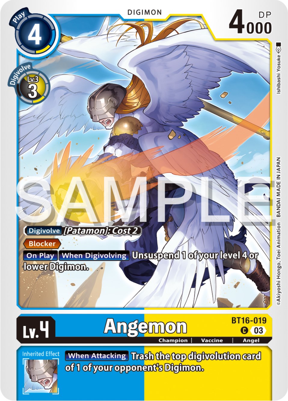 Image of Angemon [BT16-019] [Beginning Observer]