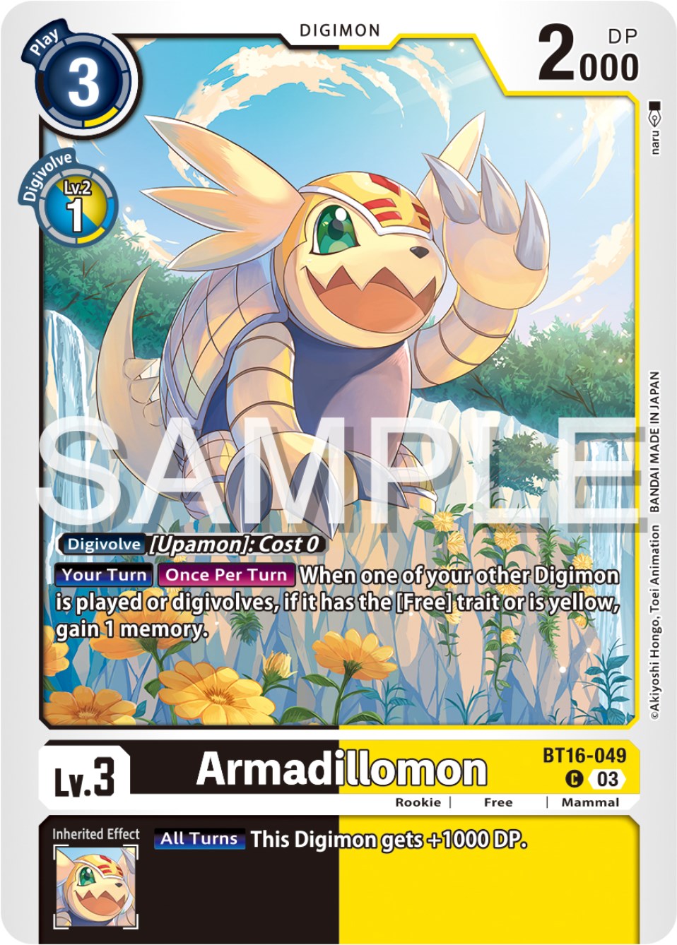 Image of Armadillomon [BT16-049] [Beginning Observer]