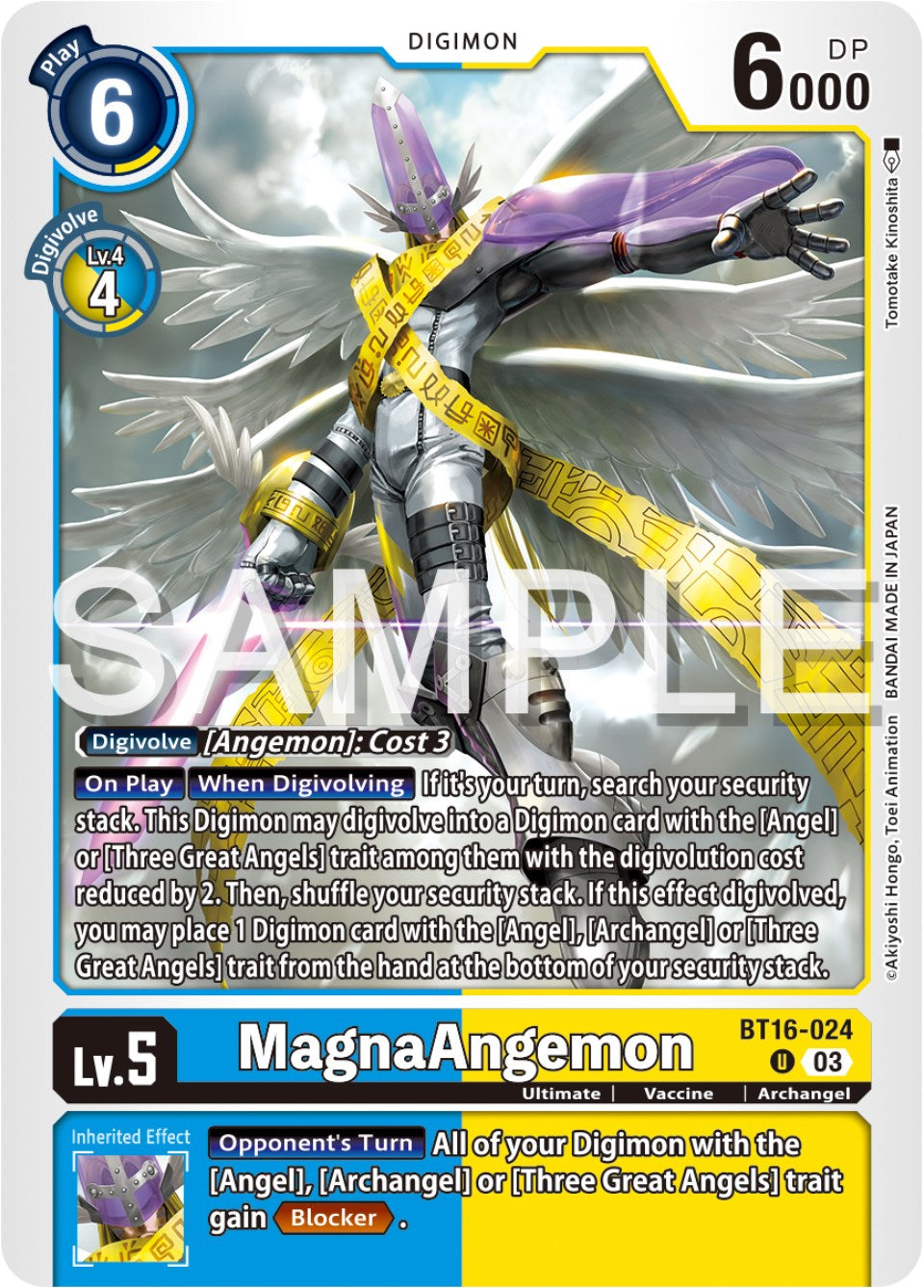 Image of MagnaAngemon [BT16-024] [Beginning Observer]