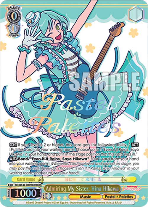 Image of Admiring My Sister, Hina Hikawa (BD/WE42-E001BDR BDR) [BanG Dream! Girls Band Party! Countdown Collection]