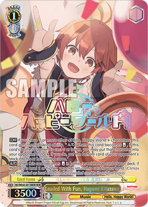 Image of Loaded With Fun, Hagumi Kitazawa (BD/WE42-E013BDR BDR) [BanG Dream! Girls Band Party! Countdown Collection]