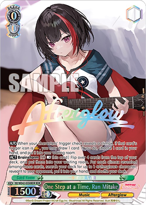 Image of One Step at a Time, Ran Mitake (BD/WE42-E030BDR BDR) [BanG Dream! Girls Band Party! Countdown Collection]