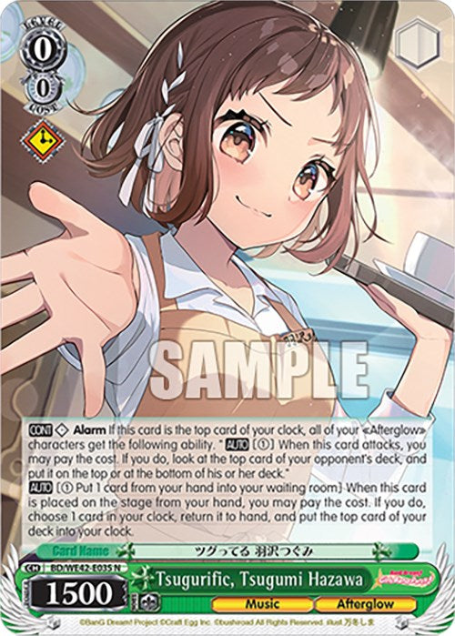 Image of Tsugurific, Tsugumi Hazawa (BD/WE42-E035 N) [BanG Dream! Girls Band Party! Countdown Collection]