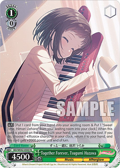 Image of Together Forever, Tsugumi Hazawa (BD/WE42-E043 N) [BanG Dream! Girls Band Party! Countdown Collection]