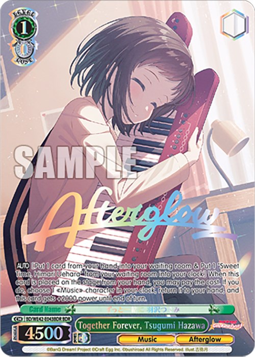 Image of Together Forever, Tsugumi Hazawa (BD/WE42-E043BDR BDR) [BanG Dream! Girls Band Party! Countdown Collection]