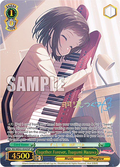 Image of Together Forever, Tsugumi Hazawa (BD/WE42-E043SP SP) [BanG Dream! Girls Band Party! Countdown Collection]
