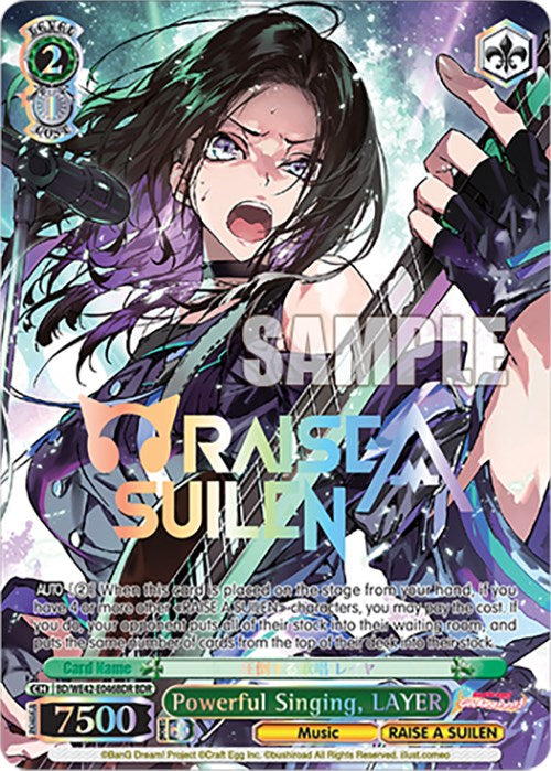 Image of Powerful Singing, LAYER (BD/WE42-E046BDR BDR) [BanG Dream! Girls Band Party! Countdown Collection]