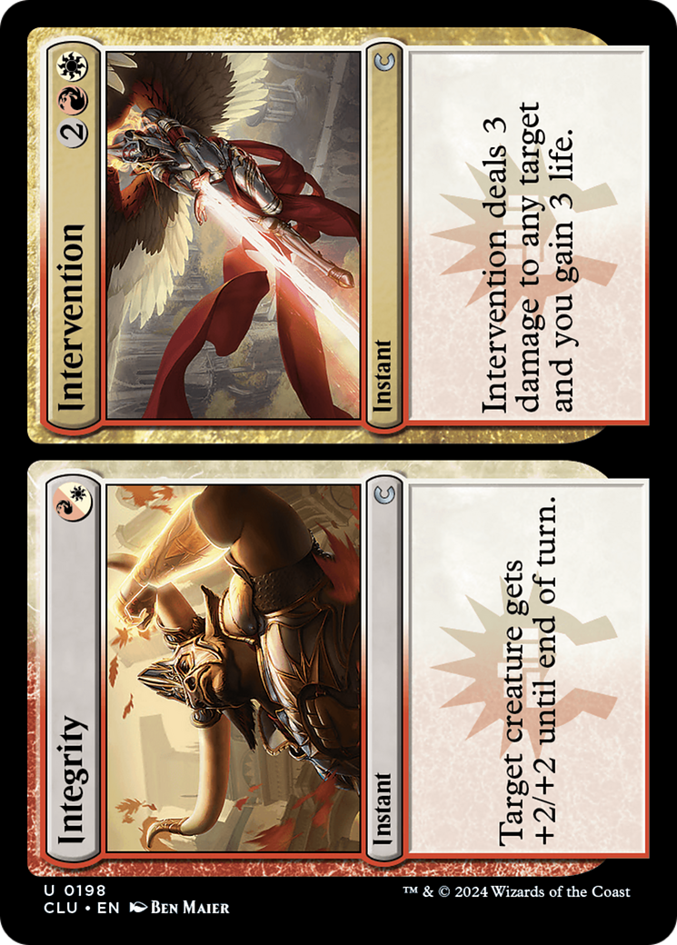 Image of Integrity // Intervention [Ravnica: Clue Edition]
