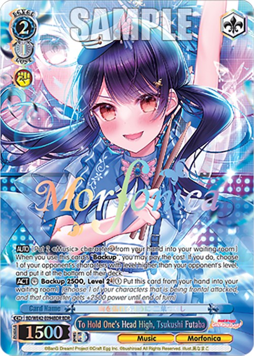 Image of To Hold One's Head High, Tsukushi Futaba (BD/WE42-E094BDR BDR) [BanG Dream! Girls Band Party! Countdown Collection]