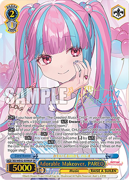 Image of Adorable Makeover, PAREO (BD/WE42-E098SP SP) [BanG Dream! Girls Band Party! Countdown Collection]