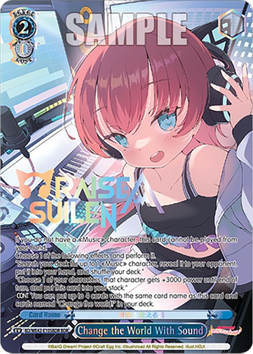Image of Change the World With Sound (BD/WE42-E105BDR BDR) [BanG Dream! Girls Band Party! Countdown Collection]