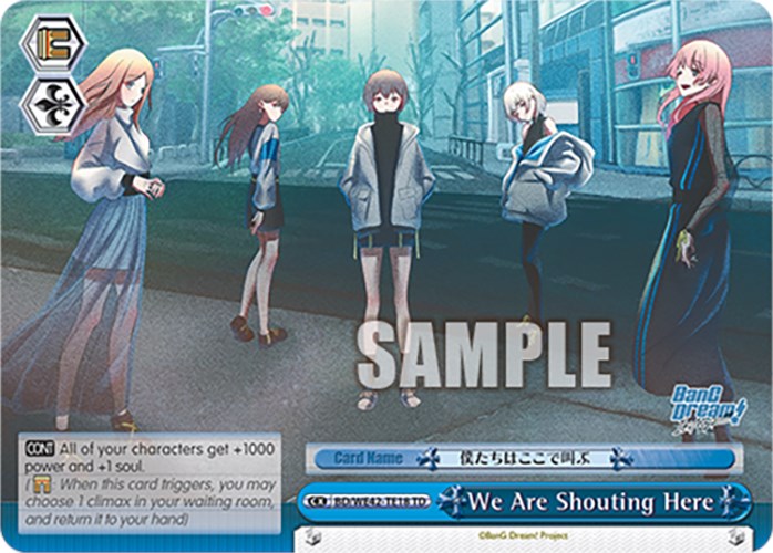 Image of We Are Shouting Here (BD/WE42-TE18 TD) [BanG Dream! Girls Band Party! Countdown Collection]