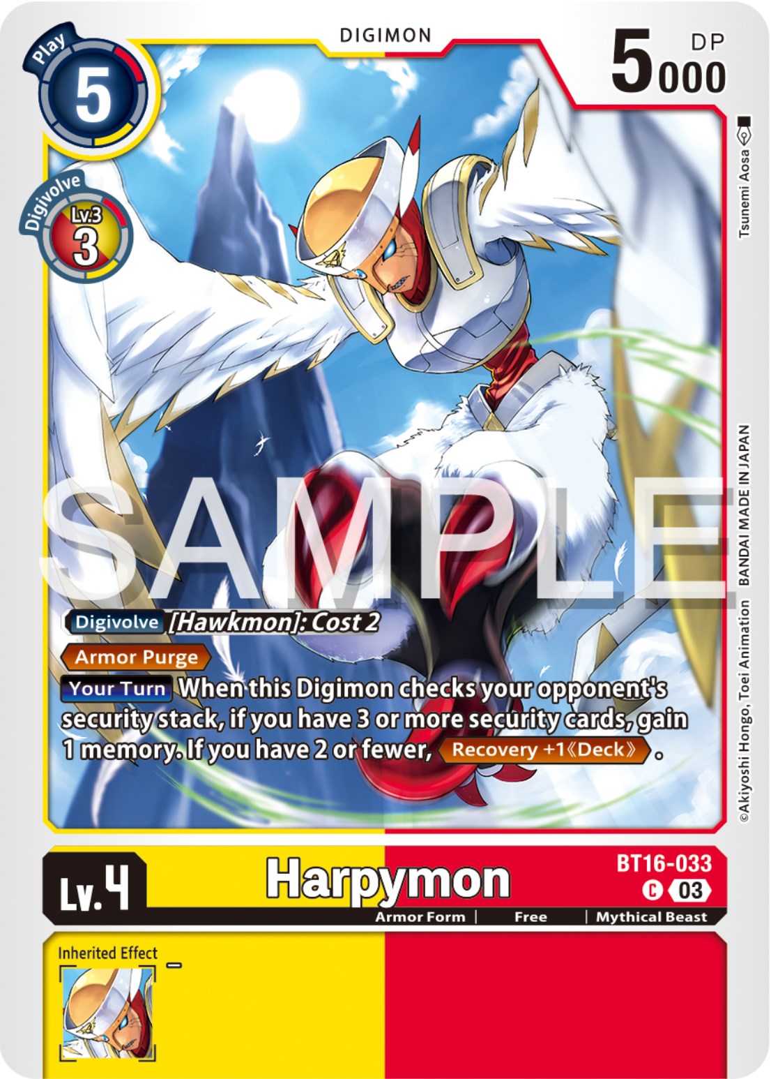 Image of Harpymon [BT16-033] [Beginning Observer]