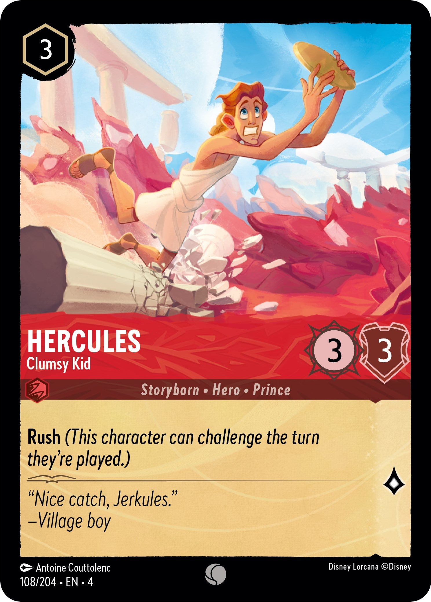 Image of Hercules - Clumsy Kid (108/204) [Ursula's Return]