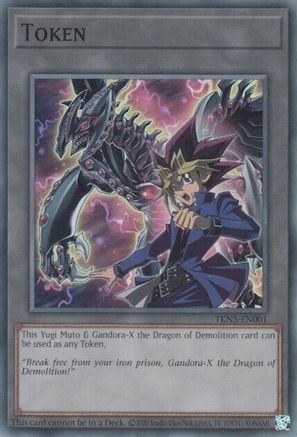 Image of Token: Yugi Muto and Gandora-X the Dragon of Demolition [TKN5-EN001] Super Rare