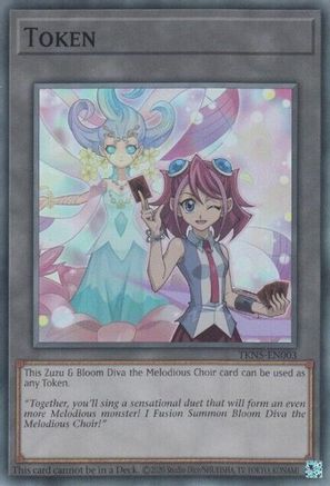 Image of Token: Zuzu and Bloom Diva the Melodious Choir [TKN5-EN003] Super Rare