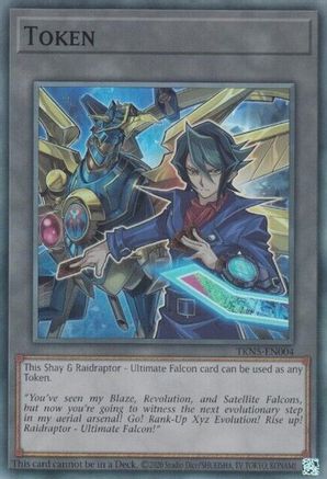 Image of Token: Shay and Raidraptor - Ultimate Falcon [TKN5-EN004] Super Rare