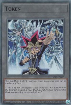 Image of Token: Yugi Muto and Silent Magician and Silent Swordsman [TKN5-EN005] Super Rare
