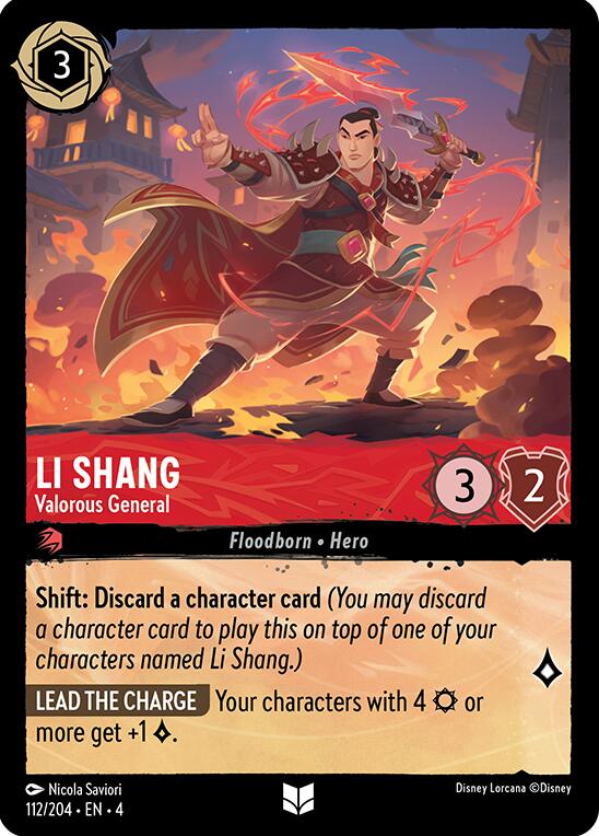 Image of Li Shang - Valorous General (112/204) [Ursula's Return]