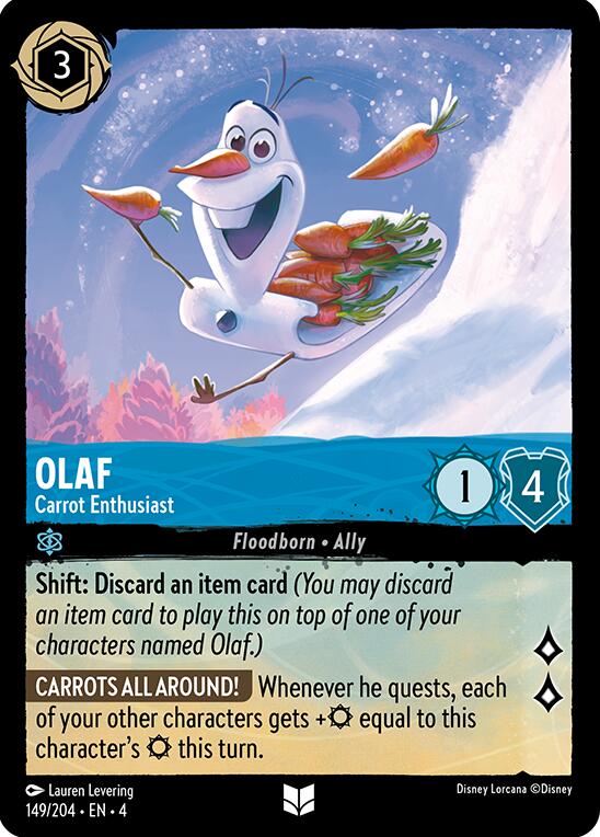 Image of Olaf - Carrot Enthusiast (149/204) [Ursula's Return]