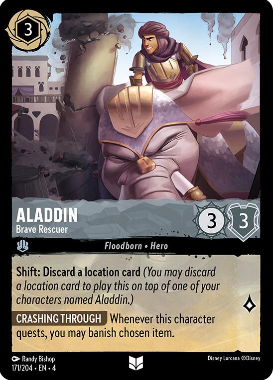 Image of Aladdin - Brave Rescuer (171/204) [Ursula's Return]