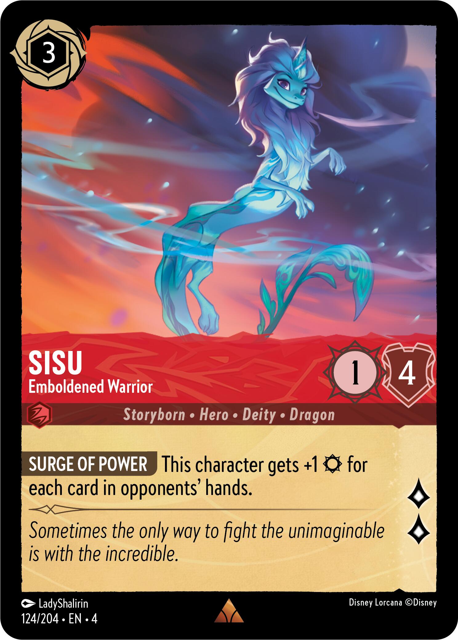Image of Sisu - Emboldened Warrior (124/204) [Ursula's Return]