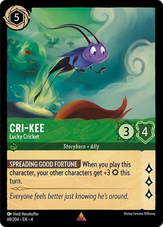 Image of Cri-Kee - Lucky Cricket (69/204) [Ursula's Return]
