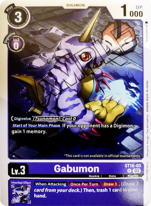 Image of Gabumon [ST16-03] (Demo Deck Exclusive) [Starter Deck: Wolf of Friendship]