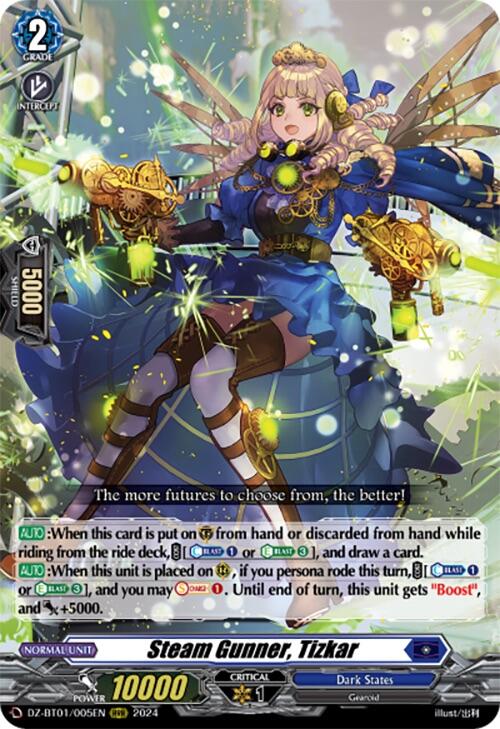 Image of Steam Gunner, Tizkar (DZ-BT01/005EN) [Fated Clash]