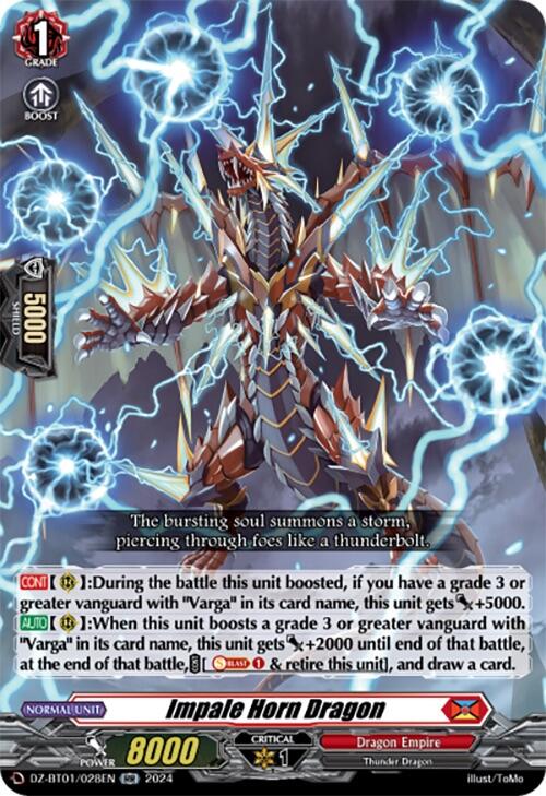 Image of Impale Horn Dragon (DZ-BT01/028EN) [Fated Clash]