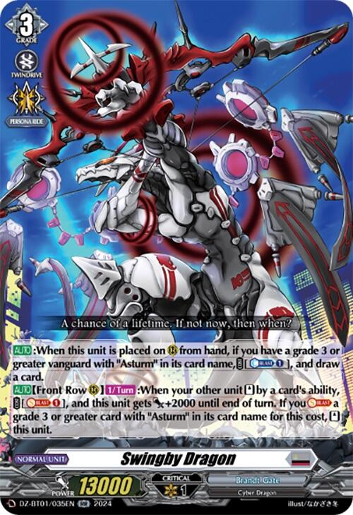 Image of Swingby Dragon (DZ-BT01/035EN) [Fated Clash]