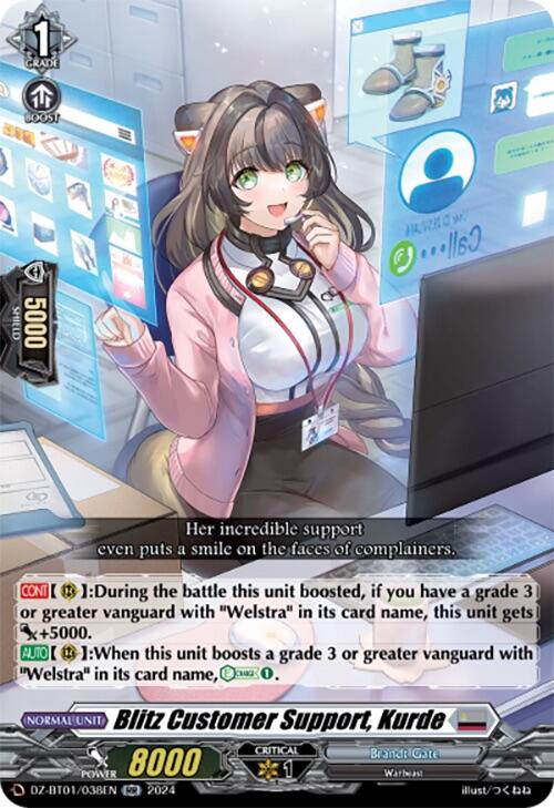 Image of Blitz Customer Support, Kurde (DZ-BT01/038EN) [Fated Clash]