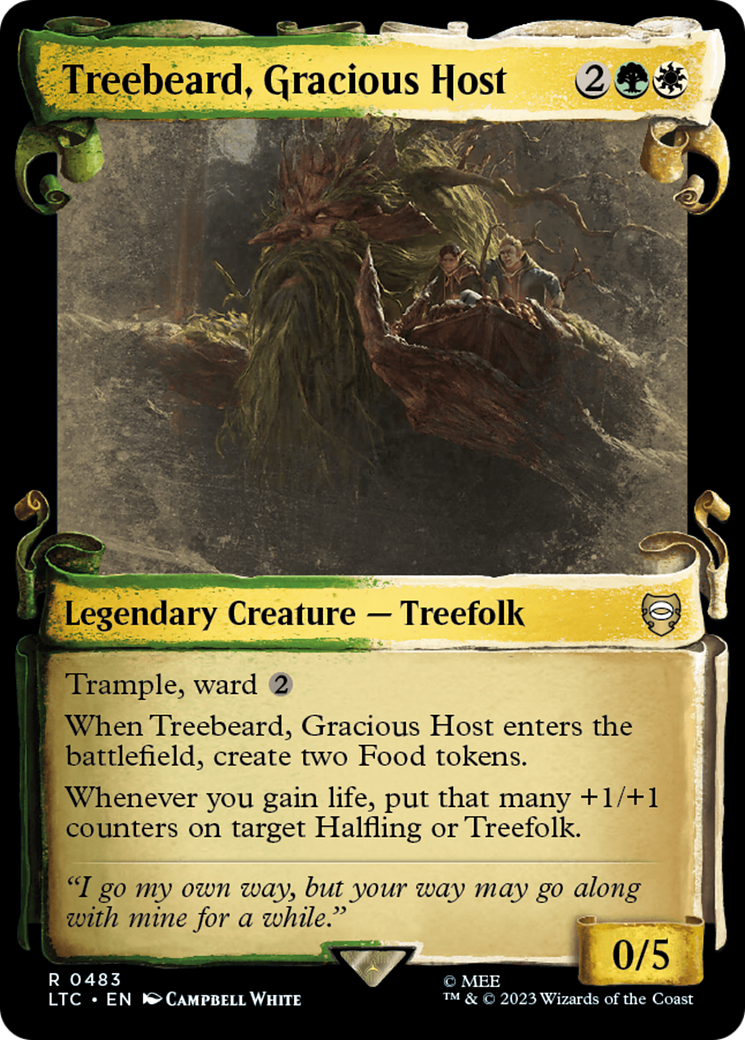 Image of Treebeard, Gracious Host [The Lord of the Rings: Tales of Middle-Earth Commander Showcase Scrolls]