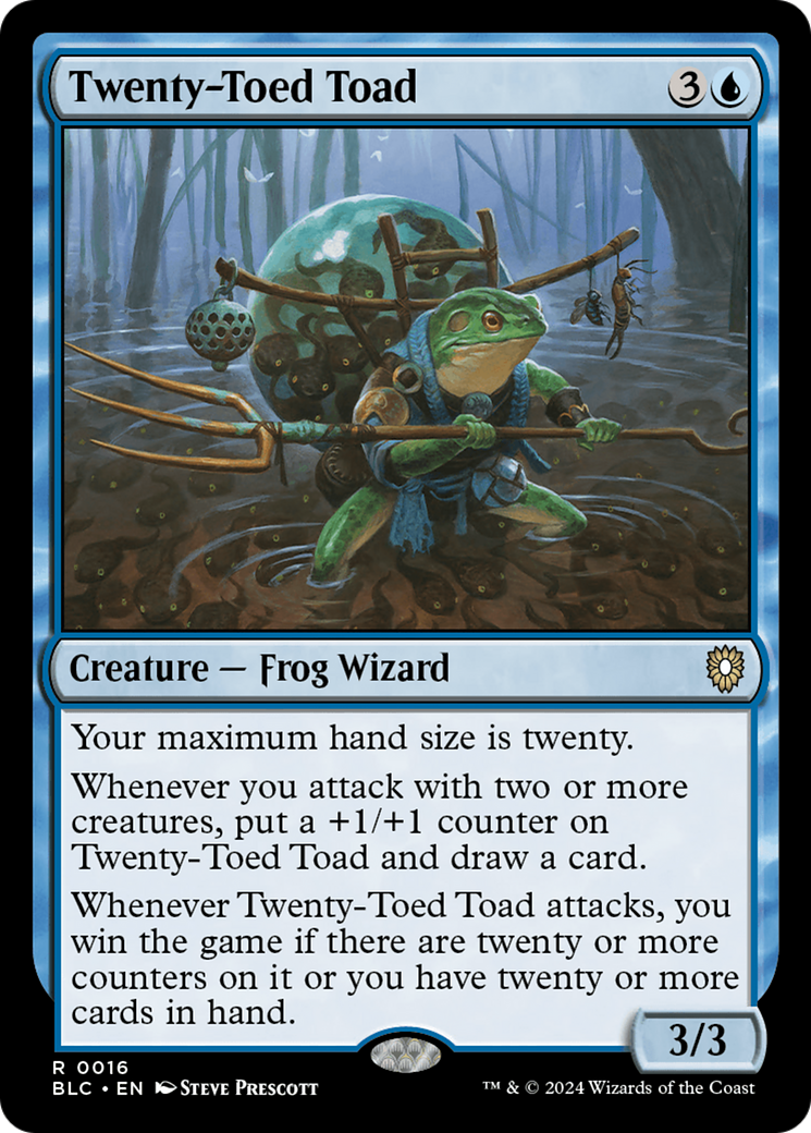 Image of Twenty-Toed Toad [Bloomburrow Commander]