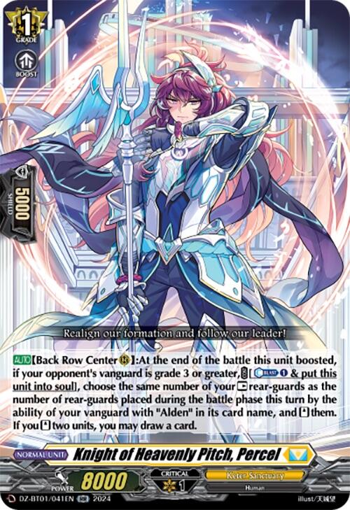 Image of Knight of Heavenly Pitch, Percel (DZ-BT01/041EN) [Fated Clash]