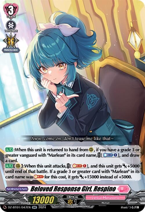 Image of Beloved Response Girl, Respino (DZ-BT01/047EN) [Fated Clash]