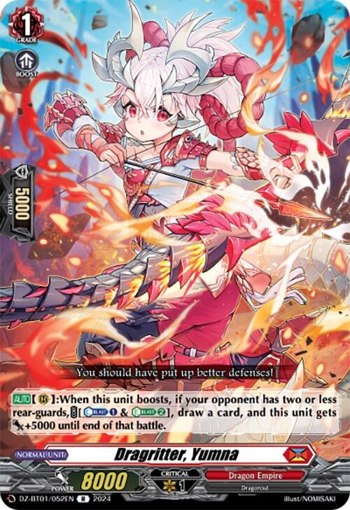 Image of Dragritter, Yumna (DZ-BT01/052EN) [Fated Clash]