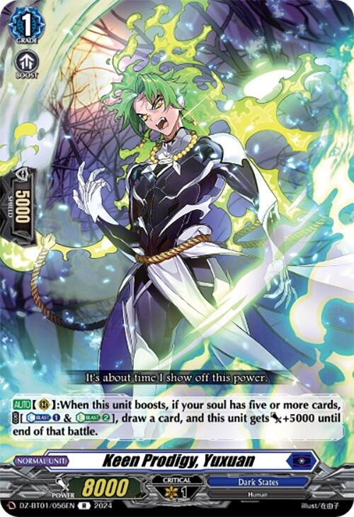 Image of Keen Prodigy, Yuxuan (DZ-BT01/056EN) [Fated Clash]